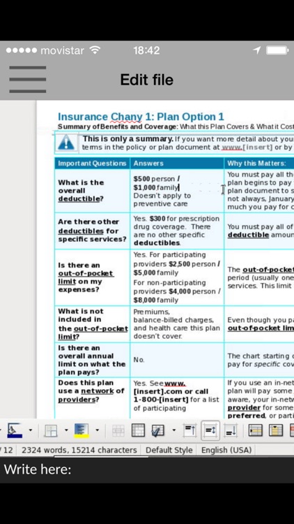 GlobalOffice xls doc & odp