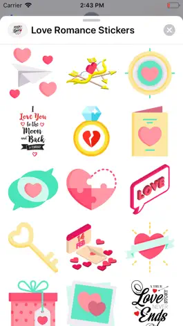Game screenshot Love Romance - Adult Stickers apk