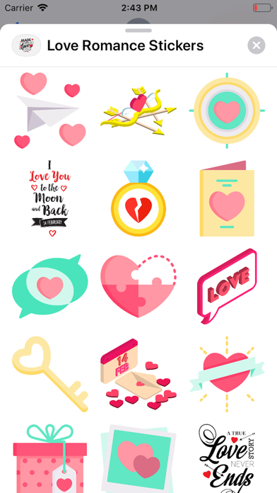 Love Romance - Adult Stickers screenshot 2