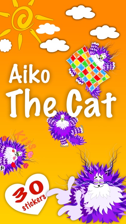 Akio the Cat sticker pack