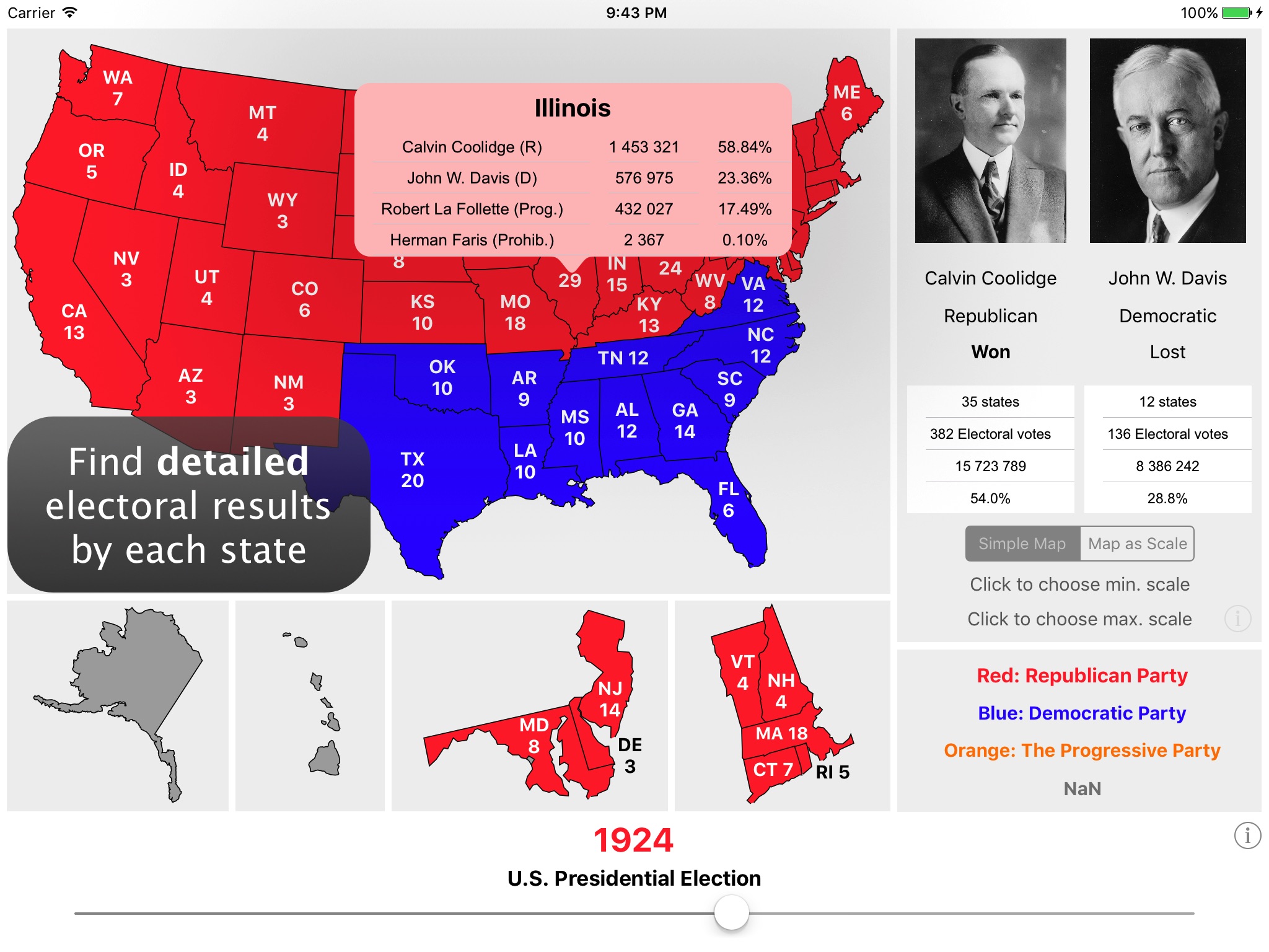Electoral History Light screenshot 3