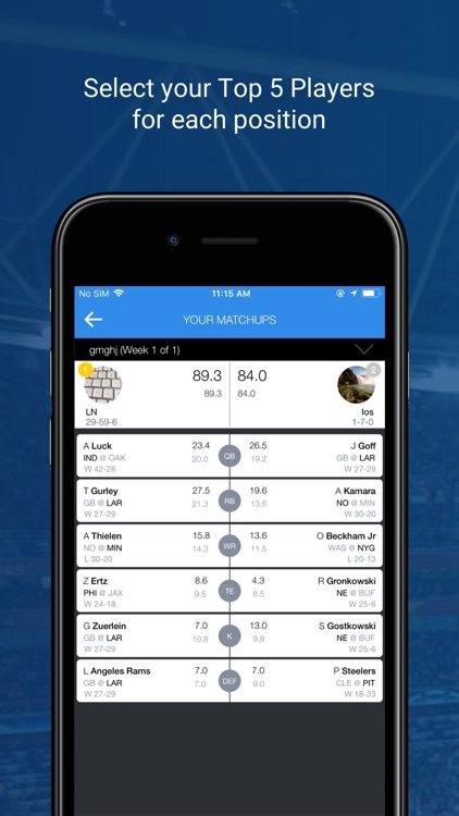 Sports Gamet Fantasy Football screenshot-3