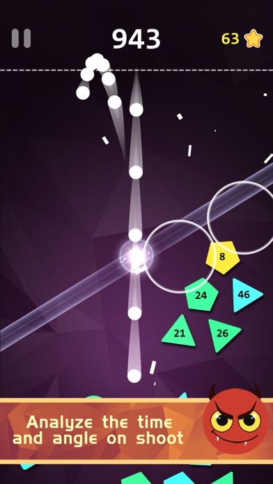 Pinball vs Block！Falling Balls screenshot 2