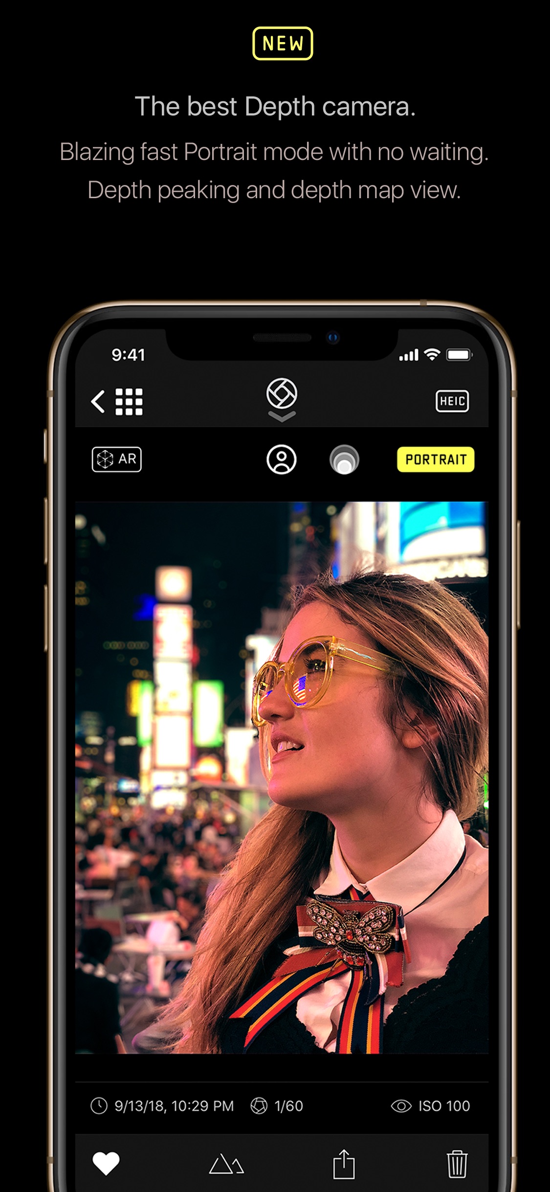 Screenshot do app Halide Mark II - Pro Camera