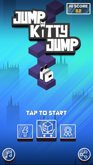 Jump Kitty Jump - Cube Jumper