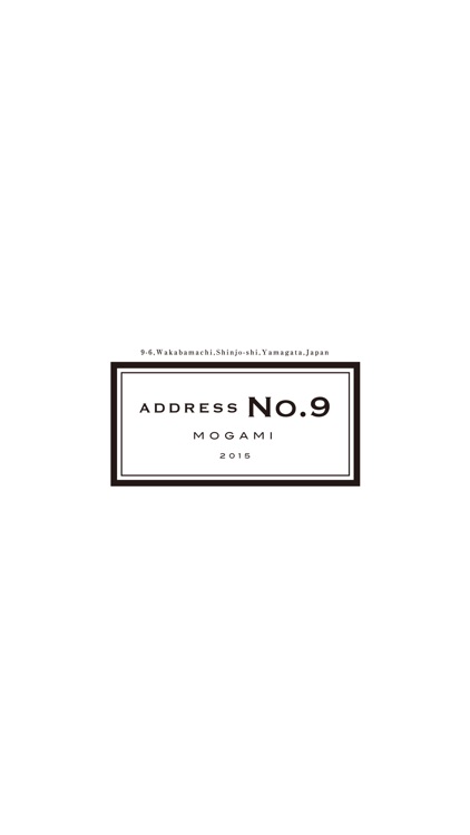 ADDRESS NO.9（アドレスナンバーナイン）