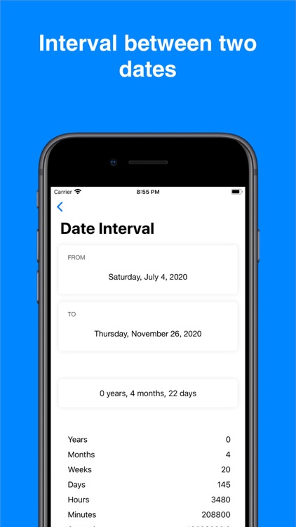 Date & Time Interval