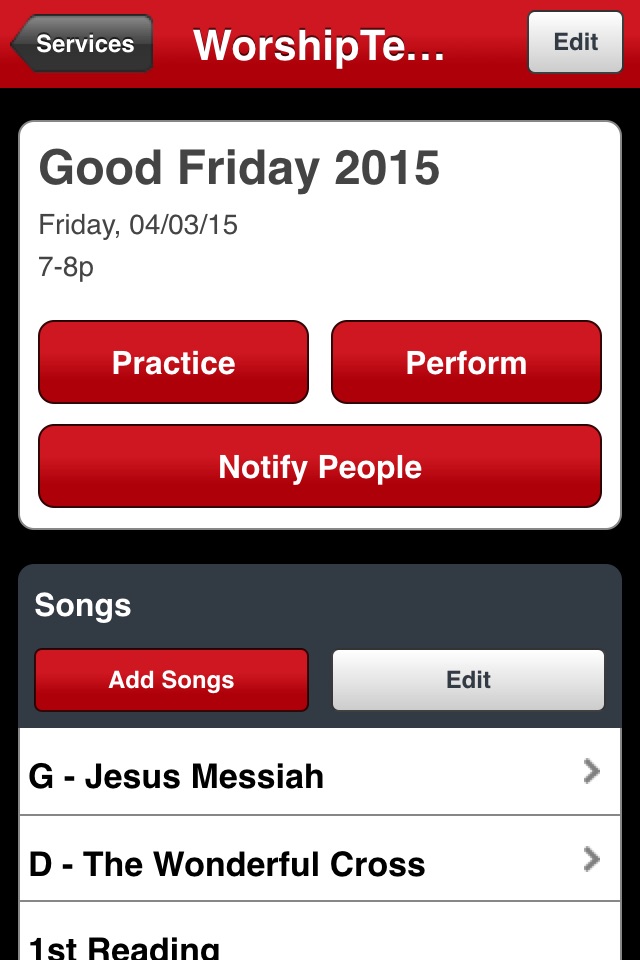 WorshipTeam screenshot 3