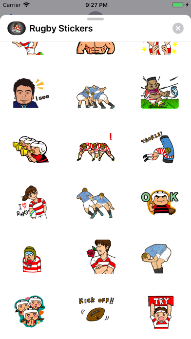 Rugby Stickers screenshot 2