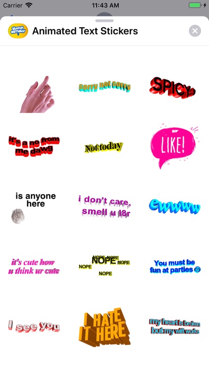 Animated Text Stickers screenshot-6