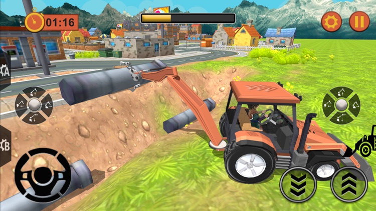 Town Excavator Simulator Pro