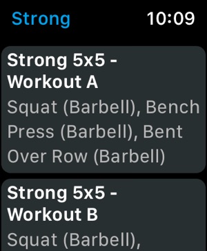 strong workout tracker gym