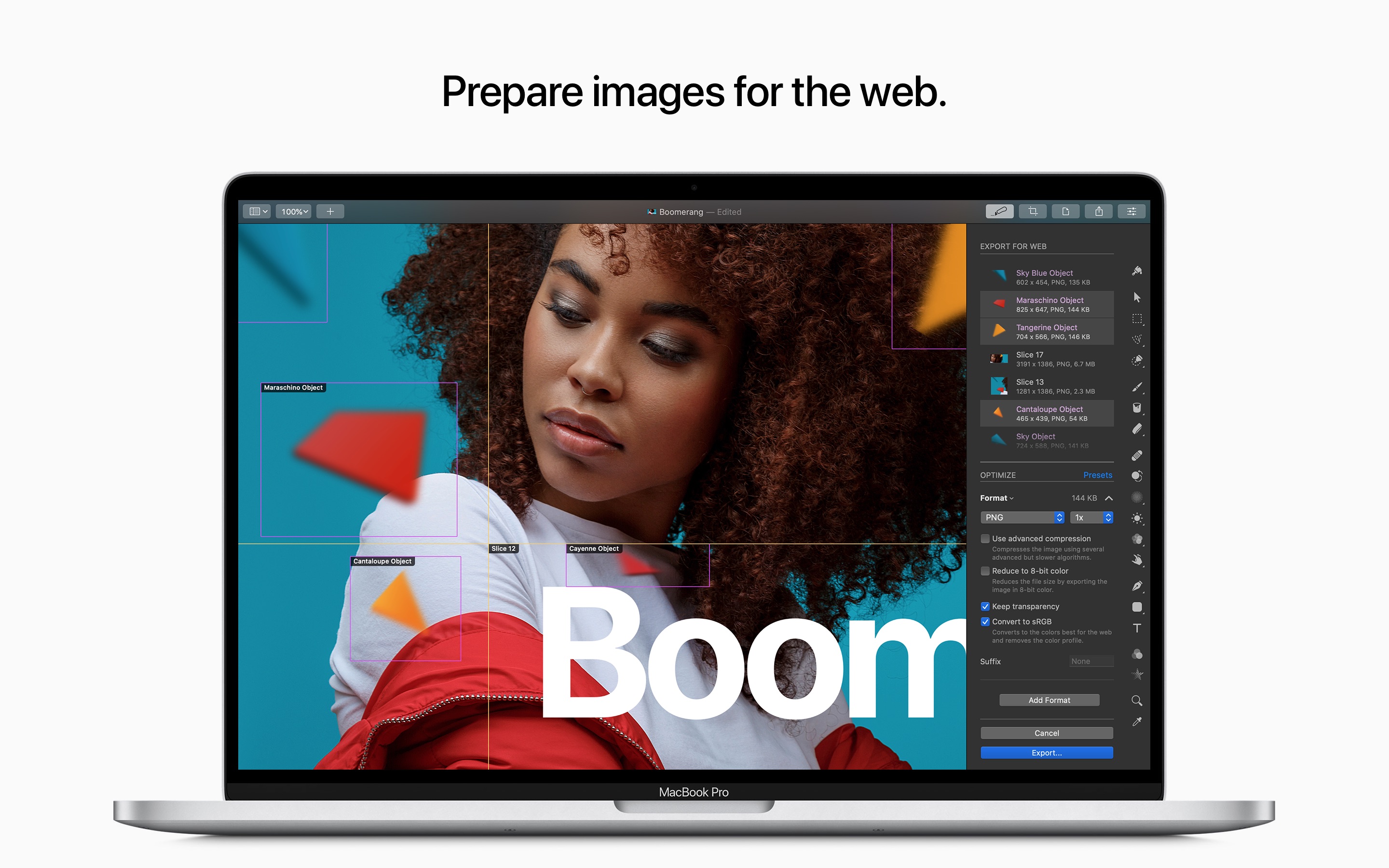 Screenshot do app Pixelmator Pro