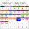 ShiftCal® is a platoon-based calendar for emergency service personnel working split (am/pm) shifts