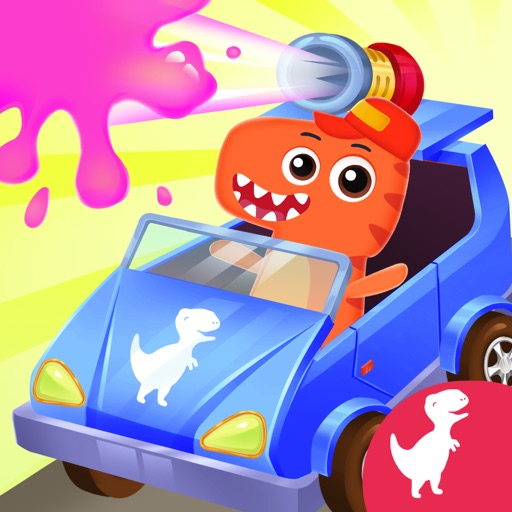 Dinosaur Park Car Racing Game