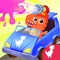 Choose your favorite vehicle and save dinosaurs and prehistoric animals in danger