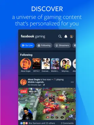 Screenshot 2 Facebook Gaming iphone