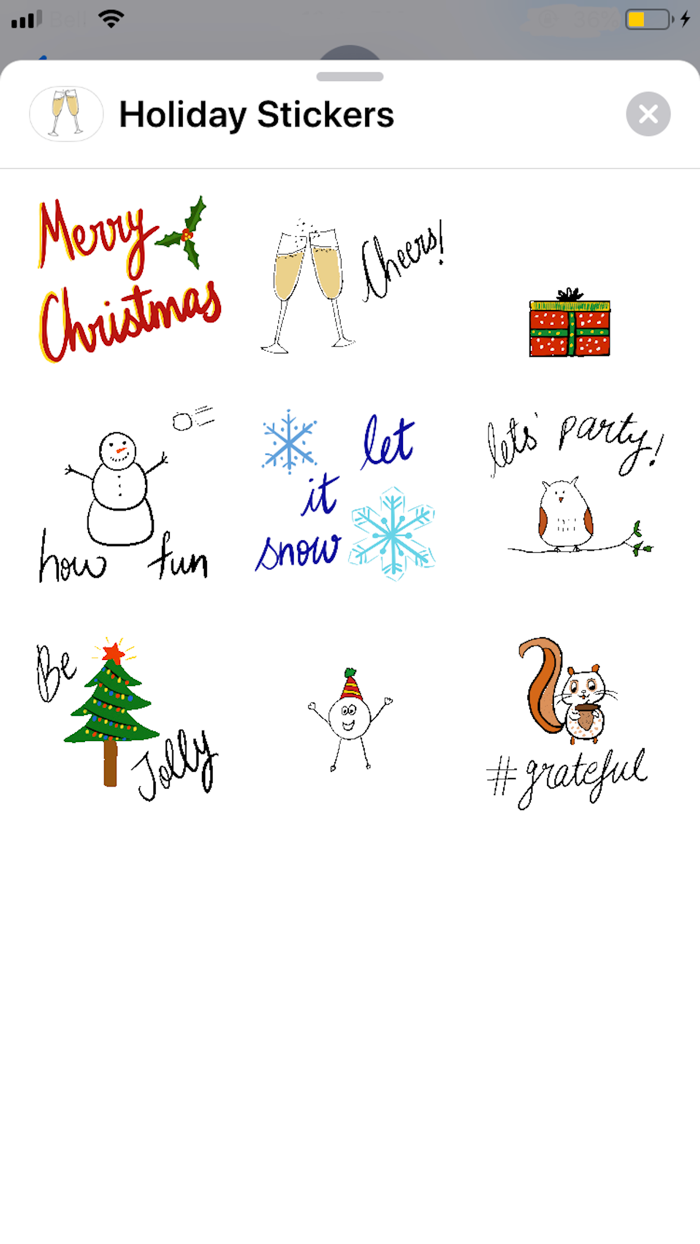 Holiday Stickers