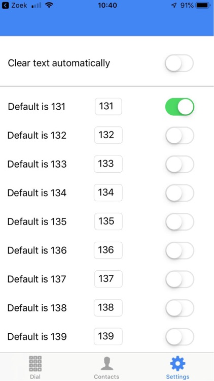 Prefix Dialer