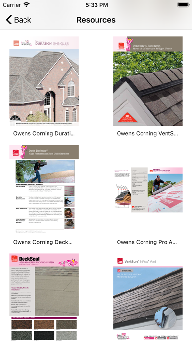 Owens Corning Roofing ProSell screenshot 2
