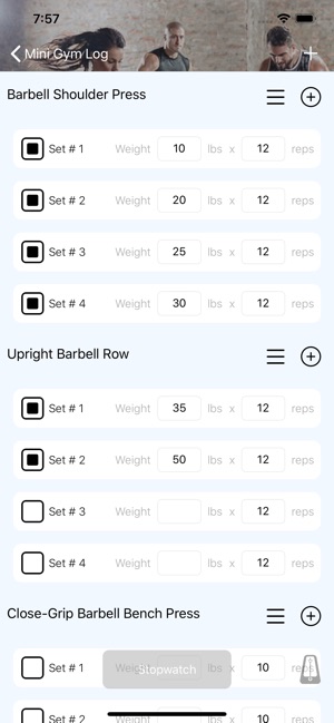 Mini Gym Log(圖2)-速報App