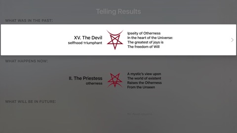 Screenshot #9 for Satanic Tarot for the damned