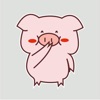 Pink Pig Animated Stickers