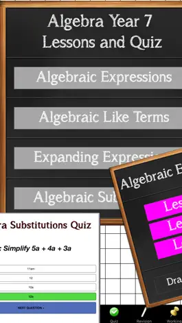 Game screenshot Algebra Year 7 Maths apk