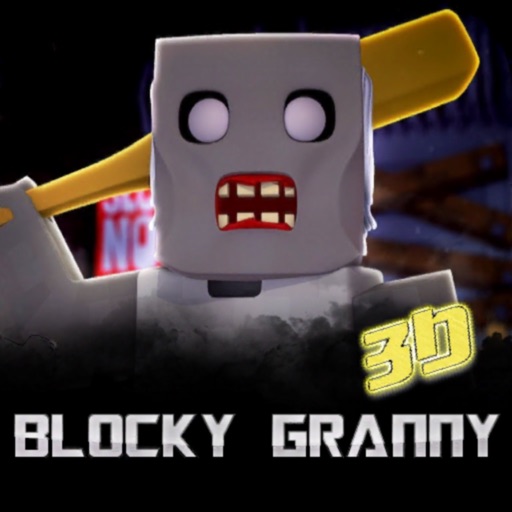 Blocky Granny 3D Icon