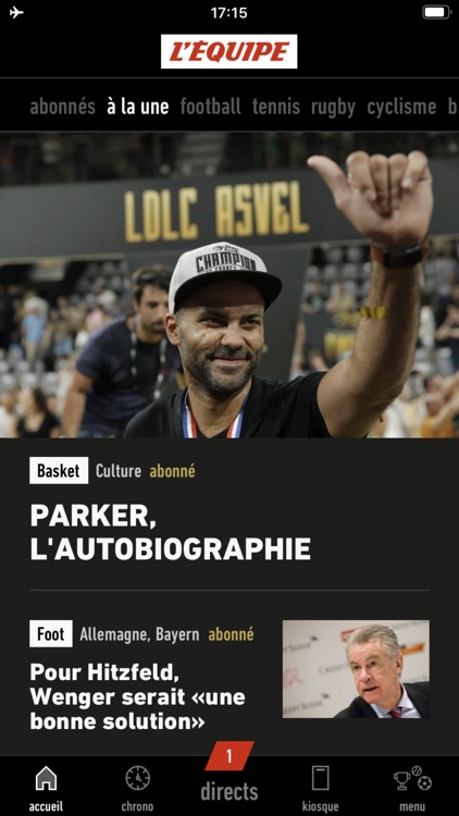 L’EQUIPE, sports en direct screenshot-0