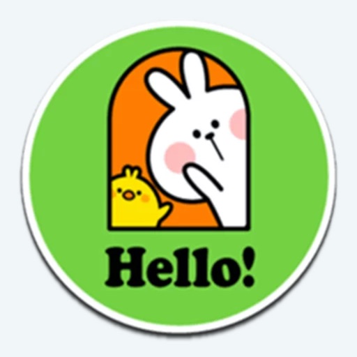 Stickers: Hello Rabbit!!!