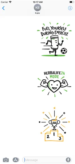 Game screenshot Herbalife Nutrition Stickers mod apk