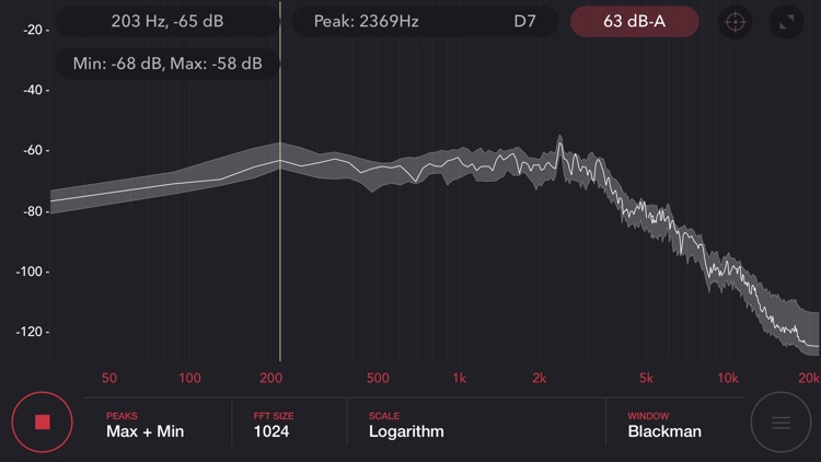 Audio Spectrum Analyzer Pro screenshot-2