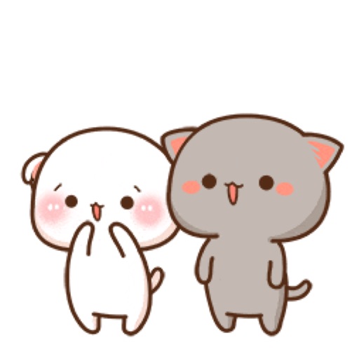 Kitty Lovers - Cat Stickers By 冬梅 李