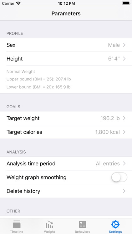 Weight Manager – Habit diary screenshot-5