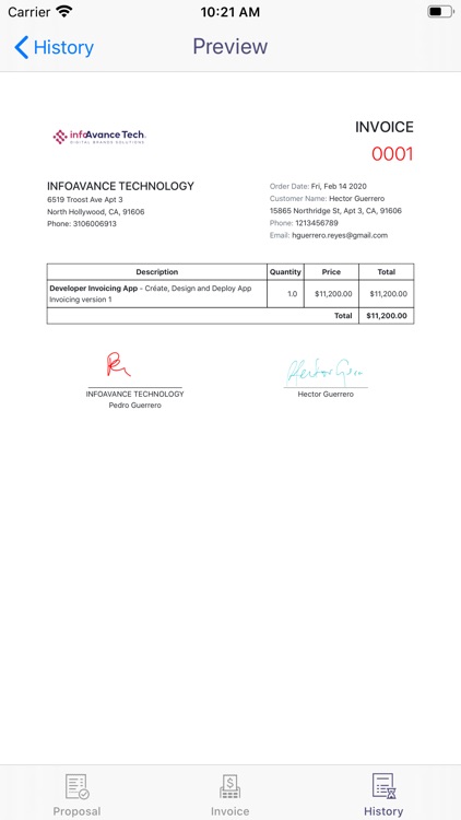 Infoavance Invoicing screenshot-5