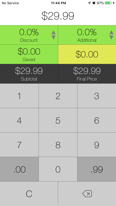Sale Price + Tax Calculator screenshot 2