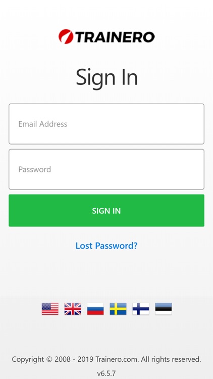 Trainero.com Client App