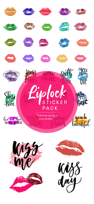 Lipstick Kiss Stickers(圖2)-速報App