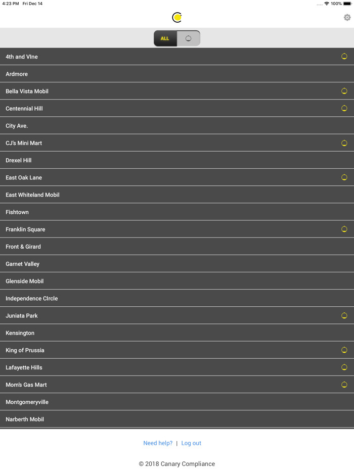 Canary Remote Inventory