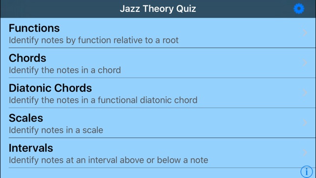 Jazz Theory Quiz