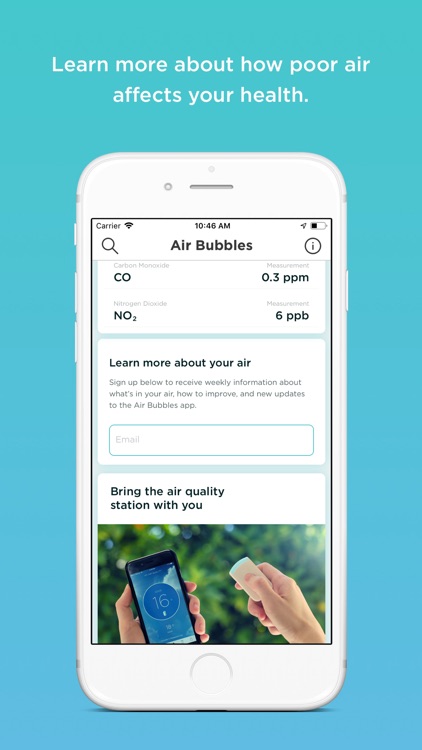 Air Bubbles: Live Air Quality