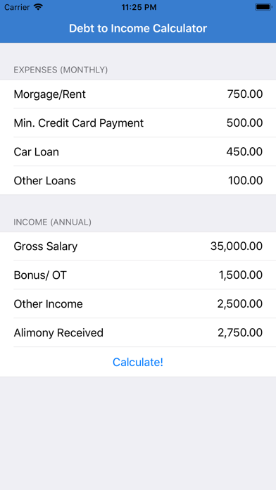 Debt To Income Calculator screenshot 3