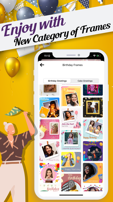 Birthday Gif Maker App - Produced gifs are of high quality and