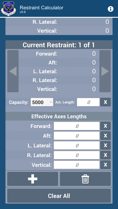 How to cancel & delete USAF EOS Restraint Calculator from iphone & ipad 3