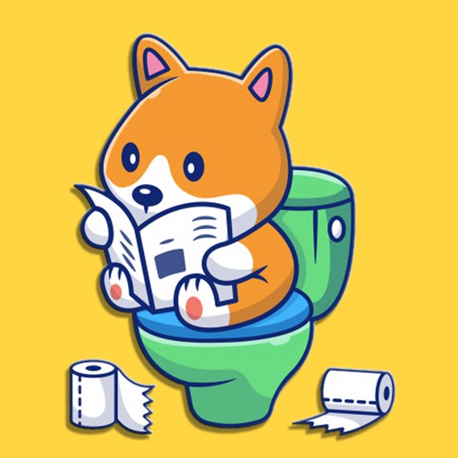 Hug Baby Corgi Stickers