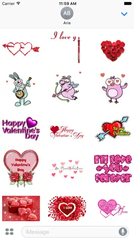 Game screenshot I Love You Valentine Animated apk
