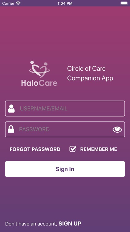 Halocare Circle of Care App