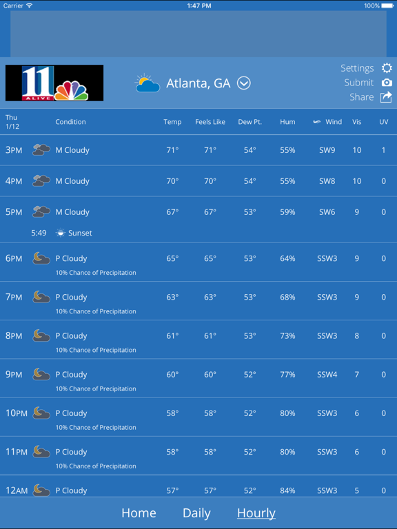 Screenshot #6 pour 11Alive WX