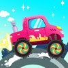 儿童汽车游戏 - 儿童益智游戏，开卡车，消防车